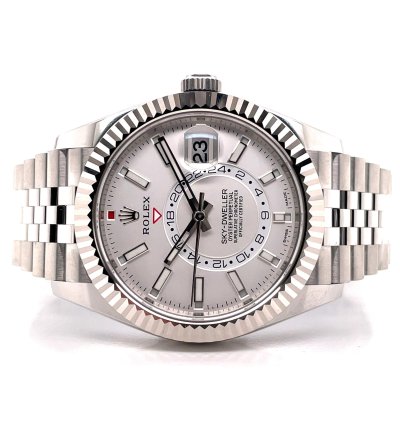 Rolex Sky-dweller White Jubilee Bracelet 326934 2021 Box And Papers Unworn