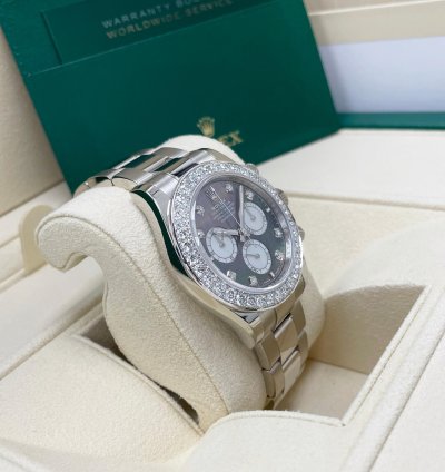 Rolex Daytona Unworn Mother Of Pearl 126579rbr Cosmograph Daytona Diamond Factory Diamond Bezel