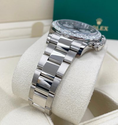 Rolex Daytona Unworn Mother Of Pearl 126579rbr Cosmograph Daytona Diamond Factory Diamond Bezel