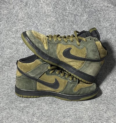 Rare Nike Sb Hulk Dunk High Pro 2003 8 5 Us