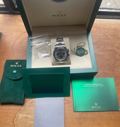Rolex Daytona Unworn Rolex Ghost White Gold Daytona