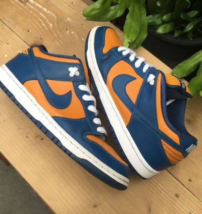 Rare Sample Nike Sb Dunk Low Sunset French Blue 2010