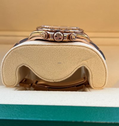 Rolex Daytona Unworn Rose Gold Daytona Black Dial 126505