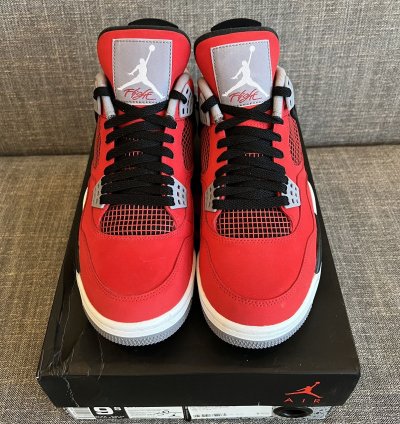 Nike Air Jordan 4 Retro Toro Bravo Sneakers Shoes Men 9 5