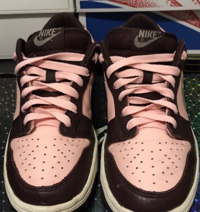 Rare Women Nike Sb Dunk Low Mahogany Uncherry Pink Storm