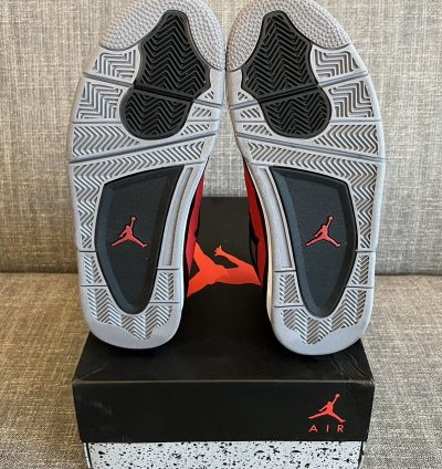 Nike Air Jordan 4 Retro Toro Bravo Sneakers Shoes Men 9 5