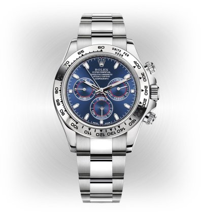 Rolex Daytona Unworn White Gold 116509 Cosmograph Daytona 40mm Blue Dial Oyster Bracelet
