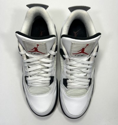 Nike Air Jordan 4 Retro White Cement Shoes Size 11 5