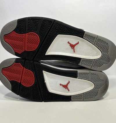 Nike Air Jordan 4 Retro White Cement Shoes Size 11 5