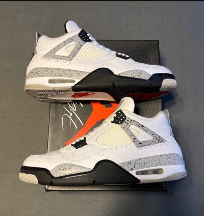 Nike Air Jordan 4 Retro White Cement Size 10 5 840606 192