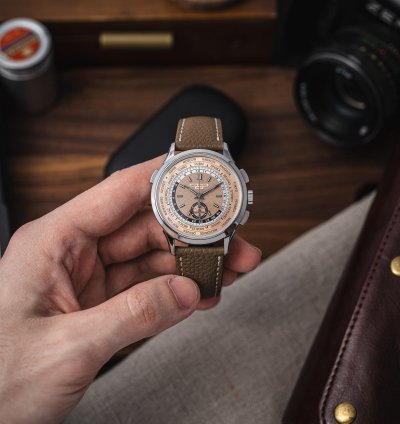 Patek Philippe World Time Chronograph Flyback 41 Mm Ref 5935a-001