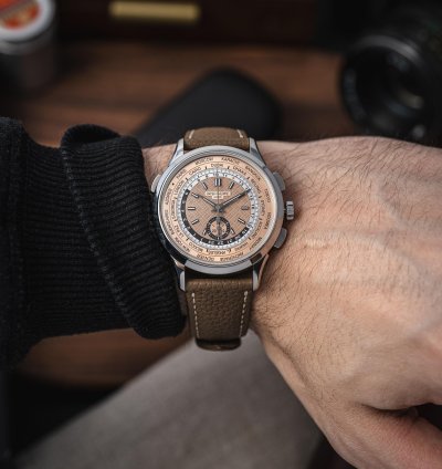Patek Philippe World Time Chronograph Flyback 41 Mm Ref 5935a-001