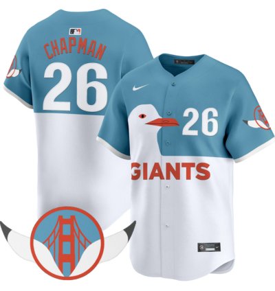 Matt Chapman Jersey 26 San Francisco Giants Seagull 2025 Vapor Premier Limited Stitched