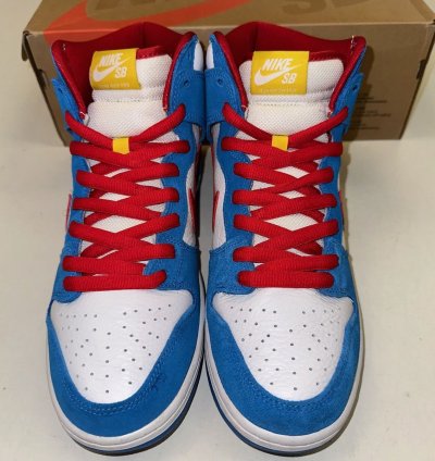 Size 10 - Nike Sb Dunk High Doraemon Ci2692-400 Skate Shoe