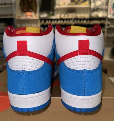Size 10 - Nike Sb Dunk High Doraemon Ci2692-400 Skate Shoe