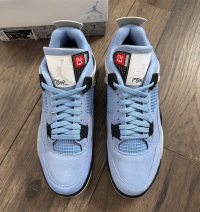 Nike Air Jordan 4 University Blue Unc Sz 11 New