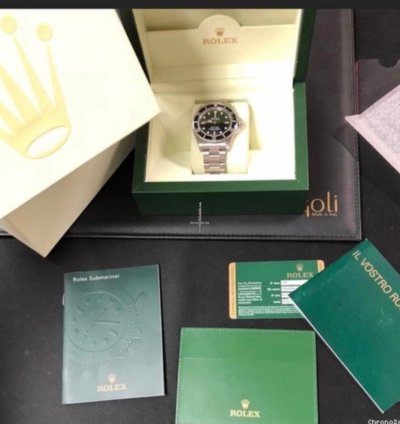 Rolex Submariner no Date Full Set Rrr Nuovo New 4 Scritte Cosc Stikered