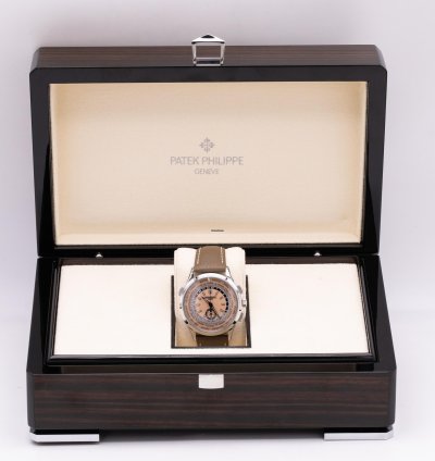Patek Philippe World Time Chronograph Flyback Salmon Dial Box And Papers 2023 5935a