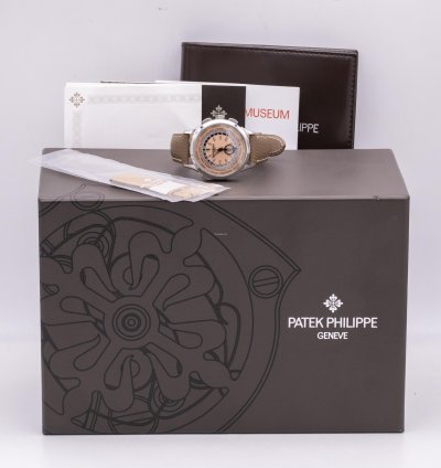 Patek Philippe World Time Chronograph Flyback Salmon Dial Box And Papers 2023 5935a