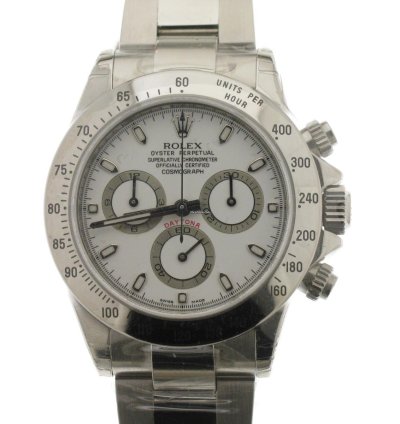 Rolex Daytona White 116520 Nos Serial Luminova Lc 532 Saudi Arabia