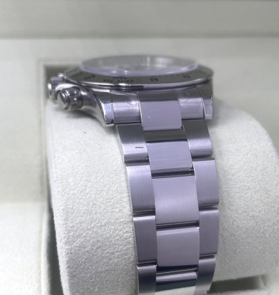Rolex Daytona White Aph Dial New Unworn Fully Stickers Qr Code Full Set Box Papers - Long Clasp