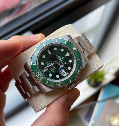 Rolex Submariner Date 116610lv Hulk Full Stickers Barcode