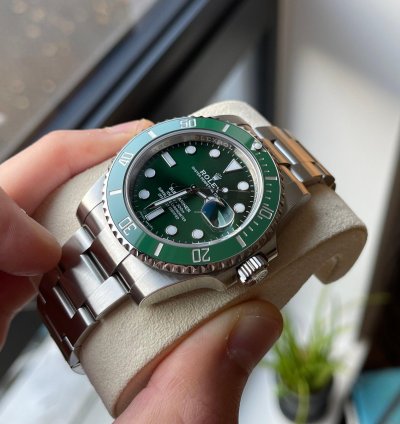 Rolex Submariner Date 116610lv Hulk Full Stickers Barcode