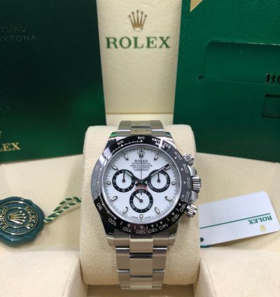 Rolex Daytona White Ceramic Stainless Steel 2023