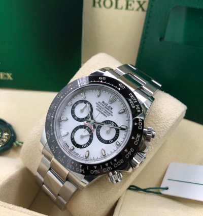 Rolex Daytona White Ceramic Stainless Steel 2023