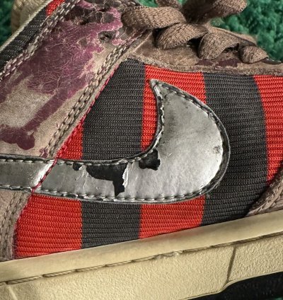 Size 9 5 - Nike Sb Dunk Low Freddy Kruger Used read Desc