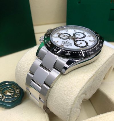 Rolex Daytona White Ceramic Stainless Steel 2023