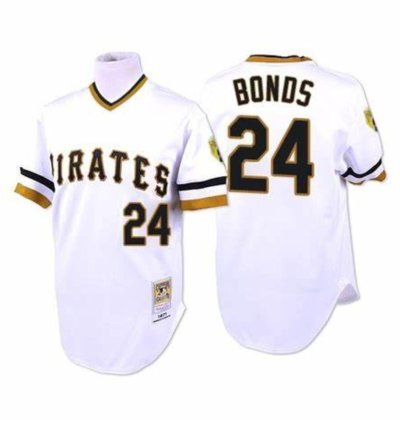 Pittsburgh Pirates Barry Bonds White 1971 Throwback Pullover Jersey