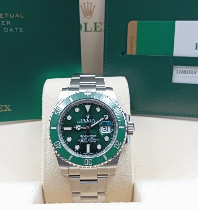 Rolex Submariner Date 116610lv Hulk New 2020 Full Set