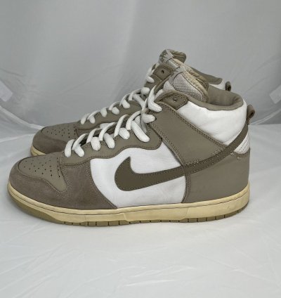 Grail Vintage Size 11 5 Nike Dunk High Pro Sb White Khaki