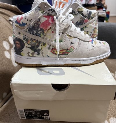 Supreme Nike Dunk Sb High Rammellzee