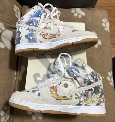 Supreme Nike Dunk Sb High Rammellzee