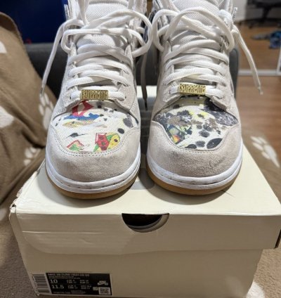 Supreme Nike Dunk Sb High Rammellzee