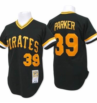 Pittsburgh Pirates Dave Parker Black 1979 Throwback Pullover Jersey
