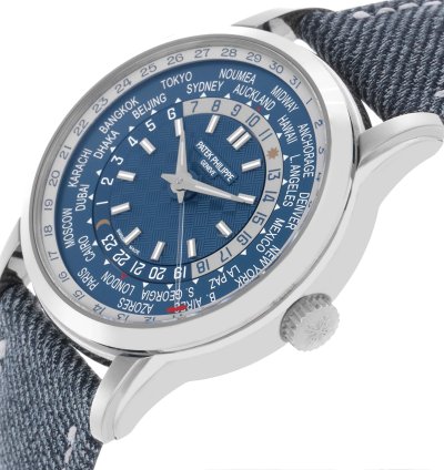 Patek Philippe World Time Complications Le White Gold Mens Watch 5330g