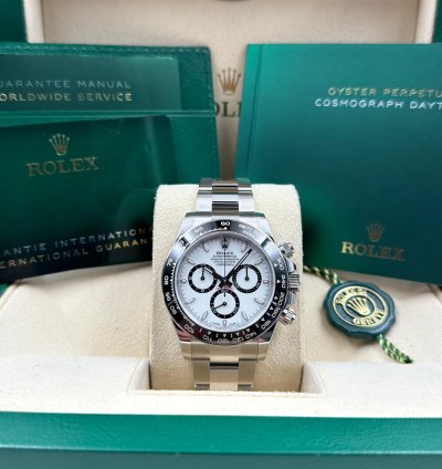 Rolex Daytona White Dial 126500ln Unworn 2024