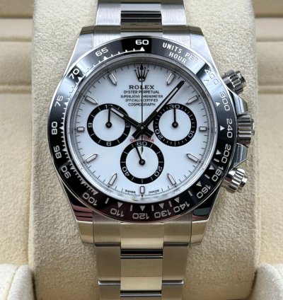 Rolex Daytona White Dial 126500ln Unworn 2024