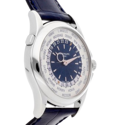 Patek Philippe World Time Complications Platinum Mens Watch