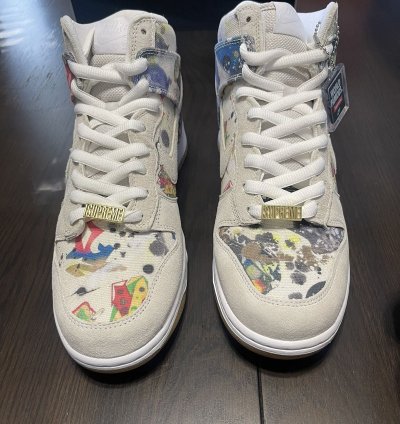 Supreme Nike Sb Dunk High Og Qs Rammellzee