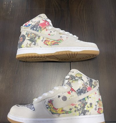 Supreme Nike Sb Dunk High Og Qs Rammellzee