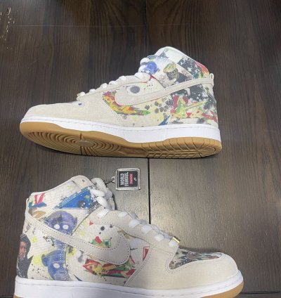 Supreme Nike Sb Dunk High Og Qs Rammellzee