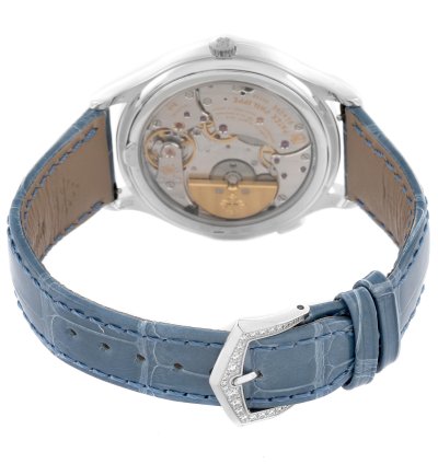Patek Philippe World Time Complications White Gold Diamond Watch 7130g Box Papers