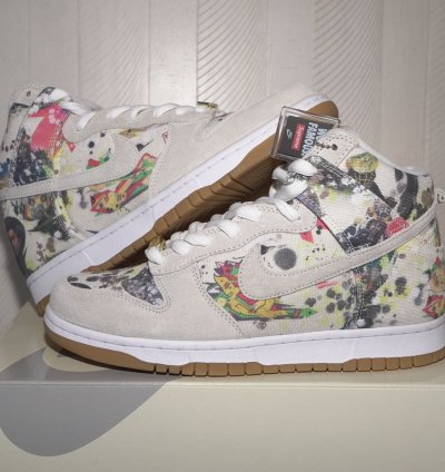 Supreme Nike Sb Dunk High Rammellzee Sz 9