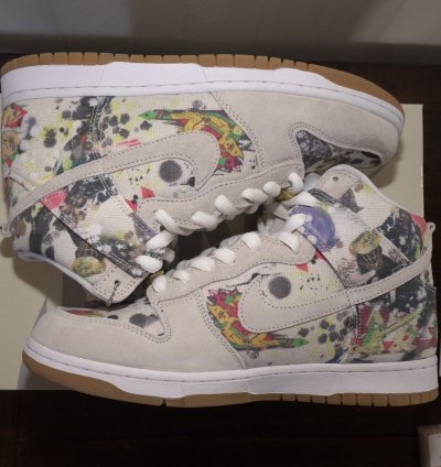 Supreme Nike Sb Dunk High Rammellzee Sz 9
