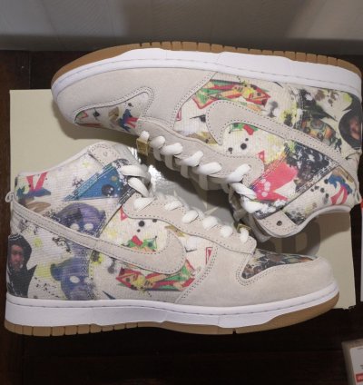 Supreme Nike Sb Dunk High Rammellzee Sz 9