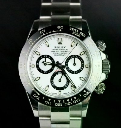 Rolex Daytona White Dial Ceramic Bezel 40mm 116500ln